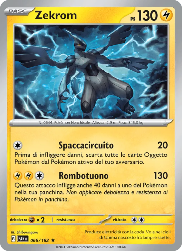 Zekrom · Paradosso Temporale 066/182