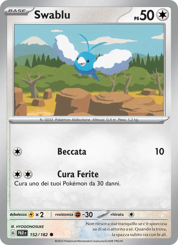 Swablu · Paradosso Temporale 152/182