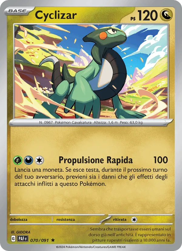 Cyclizar · Destino di Paldea 070/91