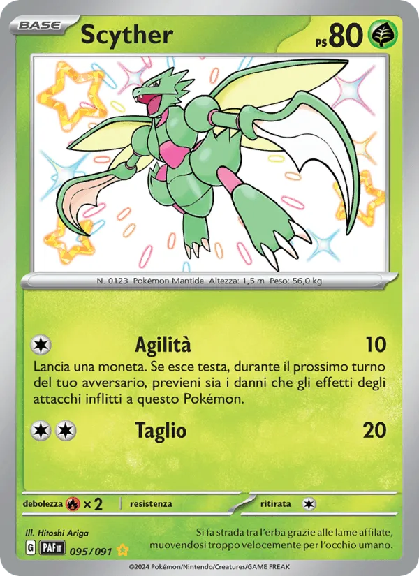 Scyther · Destino di Paldea 095/91