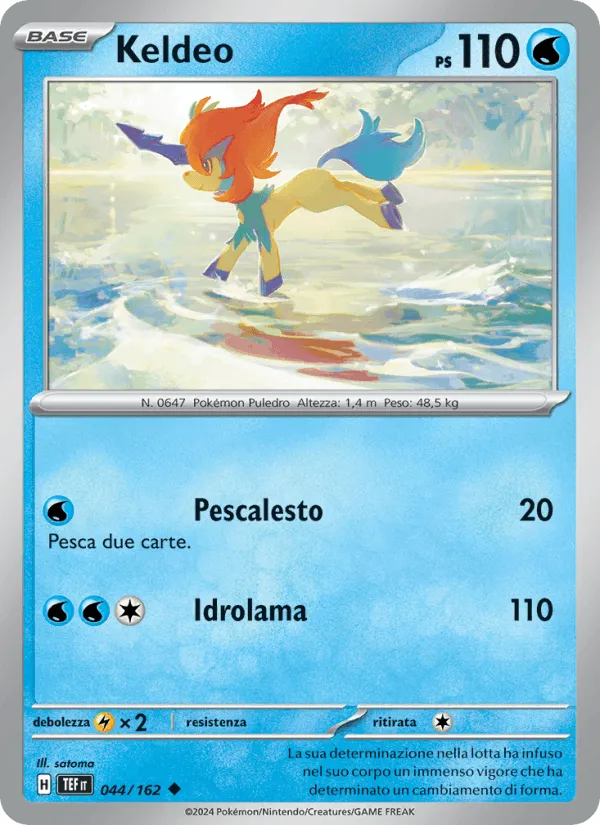 Keldeo · Cronoforze 044/162