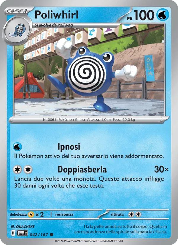 Poliwhirl · Crepuscolo Mascherato 042/167