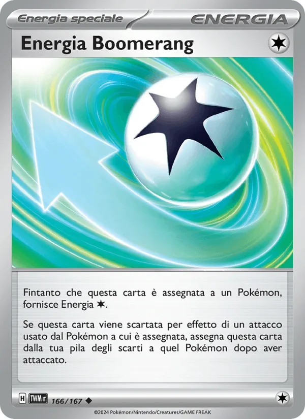 Energia Boomerang · Crepuscolo Mascherato 166/167