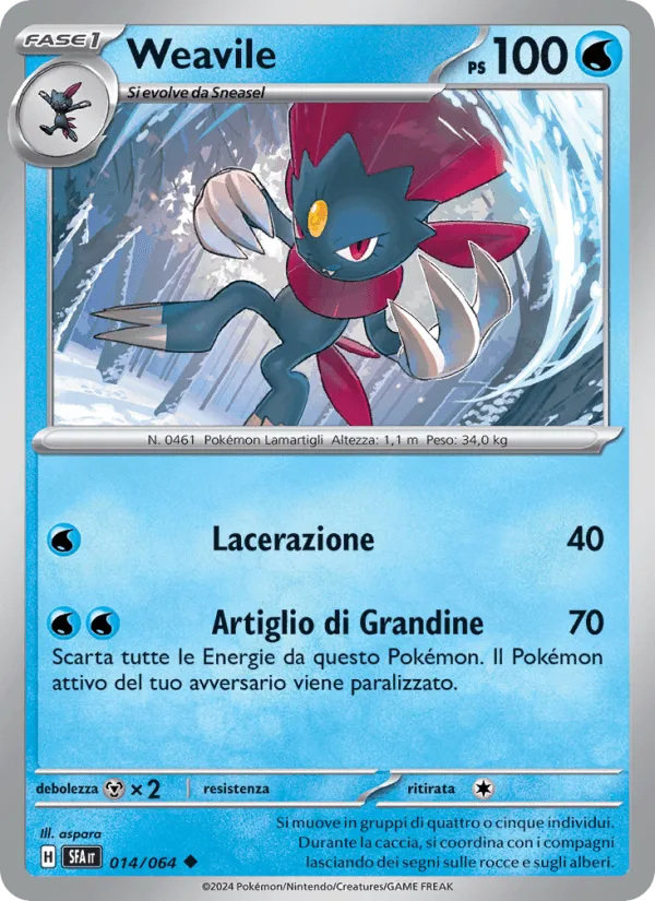 Weavile · Segreto Fiabesco 014/64