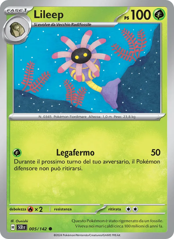 Lileep · Corona Astrale 005/142