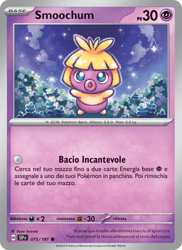 Smoochum · Scintille Folgoranti 075/191
