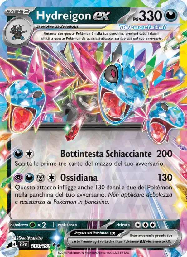Hydreigon-ex · Scintille Folgoranti 119/191