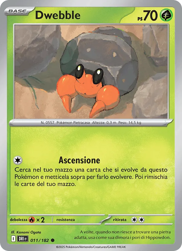 Dwebble · Rivali Predestinati 011/182