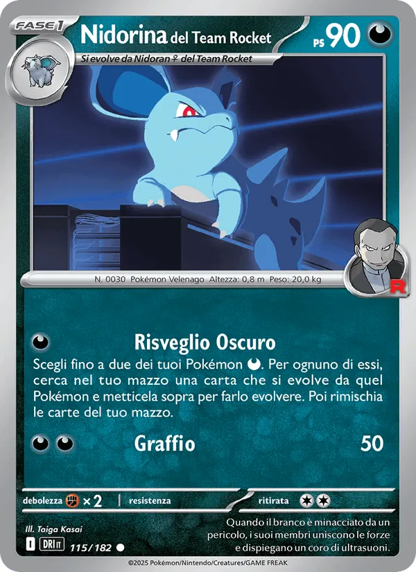 Nidorina del Team Rocket · Rivali Predestinati 115/182