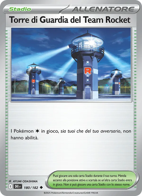 Torre di Guardia del Team Rocket · Rivali Predestinati 180/182
