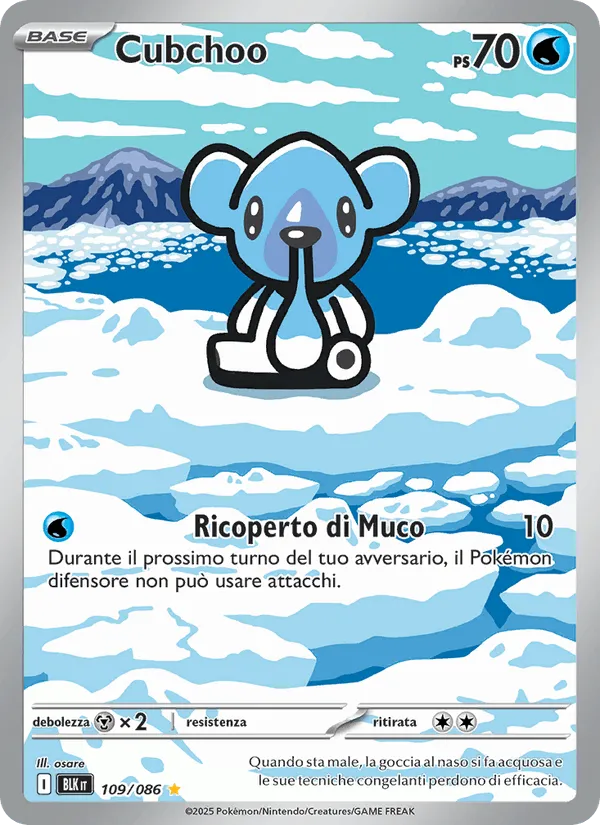 Cubchoo · Luce Nera 109/86