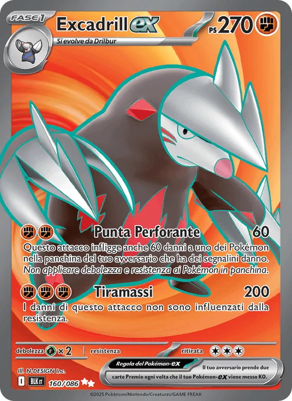 Excadrill-ex · Luce Nera 160/86