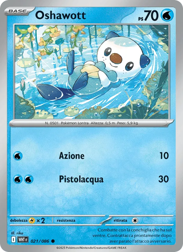 Oshawott · Fuoco Bianco 021/86