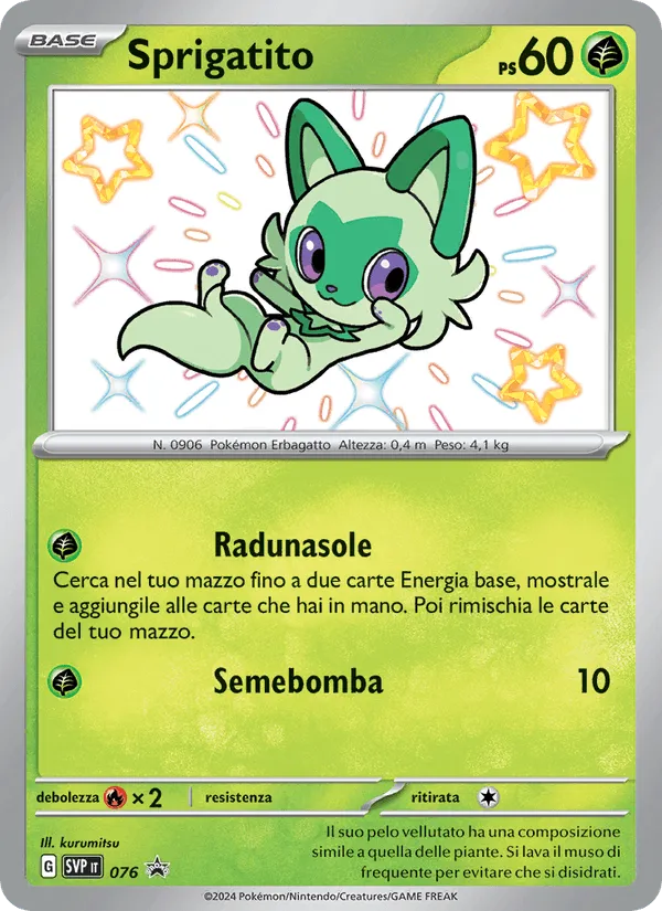 Sprigatito · SVP Black Star Promos 076/225