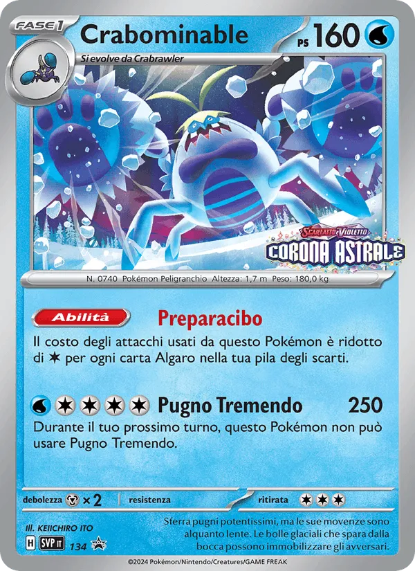 Crabominable · SVP Black Star Promos 134/225