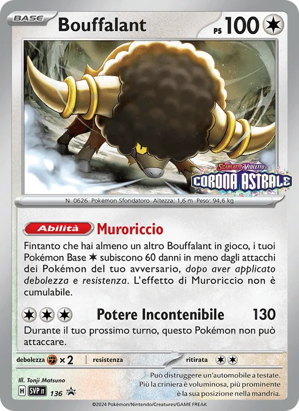 Bouffalant · SVP Black Star Promos 136/225