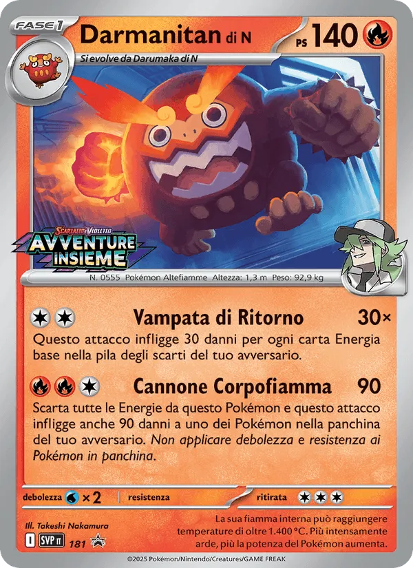 Darmanitan di N · SVP Black Star Promos 181/225