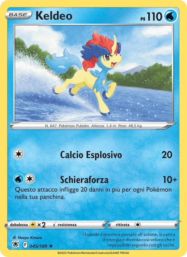 Keldeo · Lucentezza Siderale 045/189