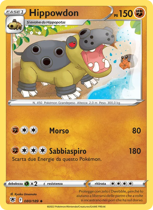 Hippowdon · Lucentezza Siderale 080/189