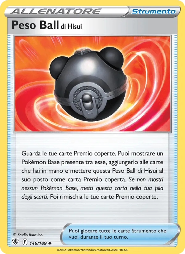 Peso Ball di Hisui · Lucentezza Siderale 146/189