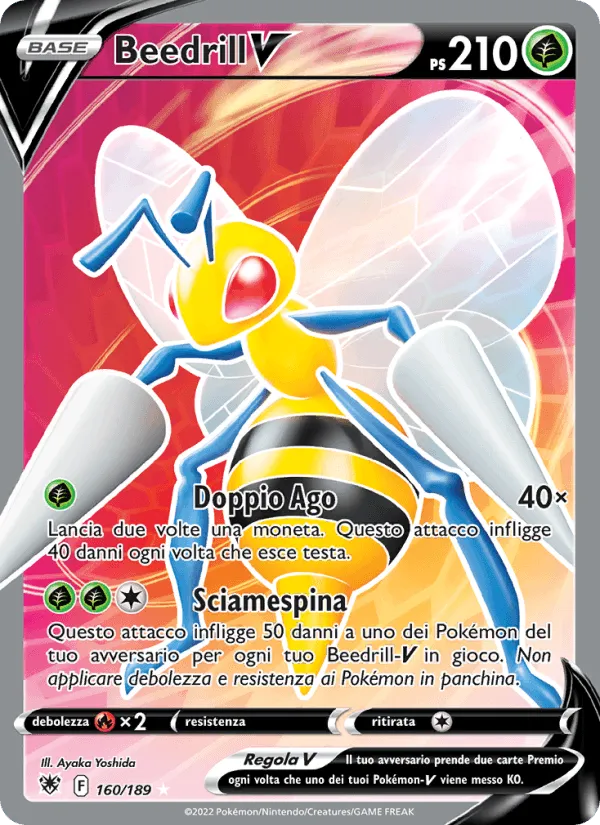 Beedrill V · Lucentezza Siderale 160/189