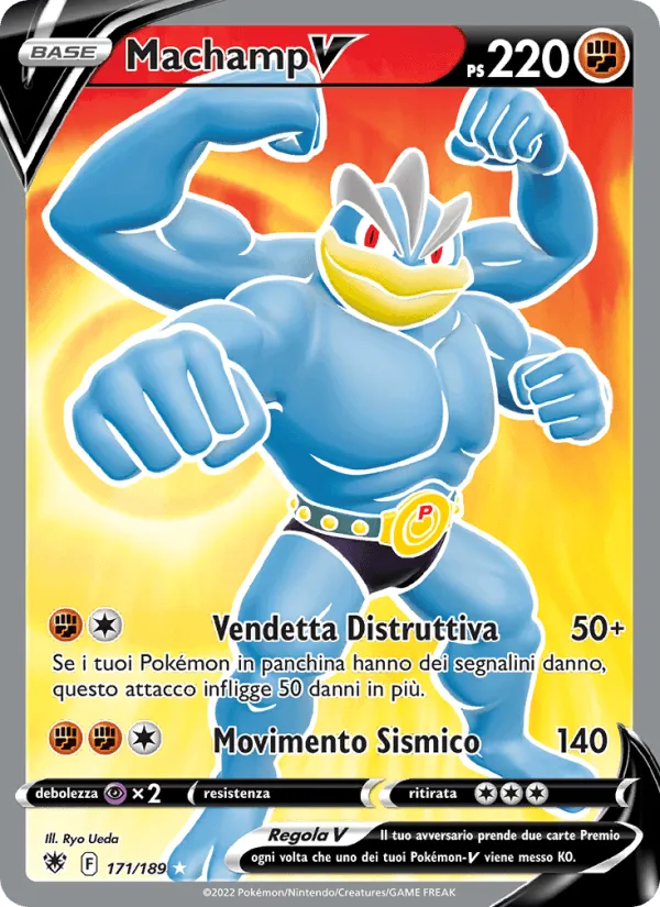 Machamp V · Lucentezza Siderale 171/189