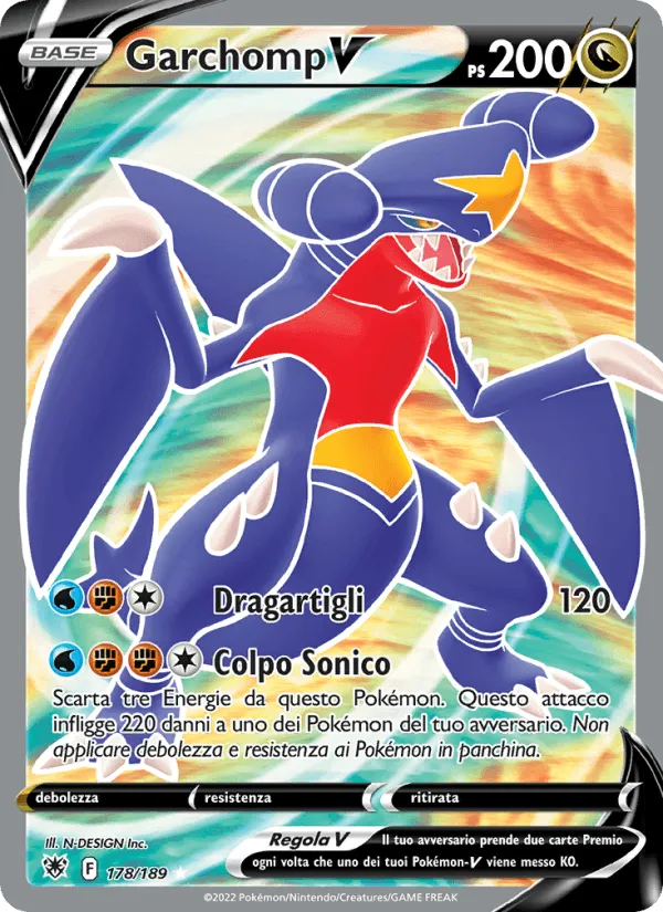 Garchomp V · Lucentezza Siderale 178/189