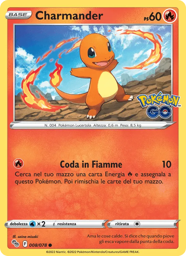 Charmander · Pokémon GO 008/78