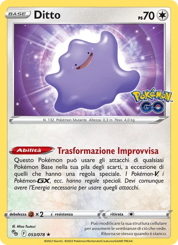 Ditto · Pokémon GO 053/78