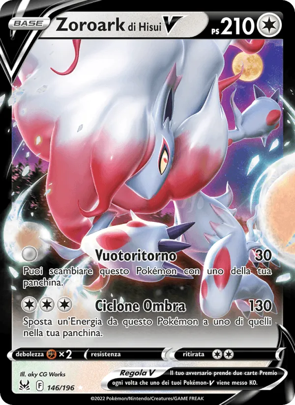 Zoroark di Hisui V · Origine Perduta 146/196