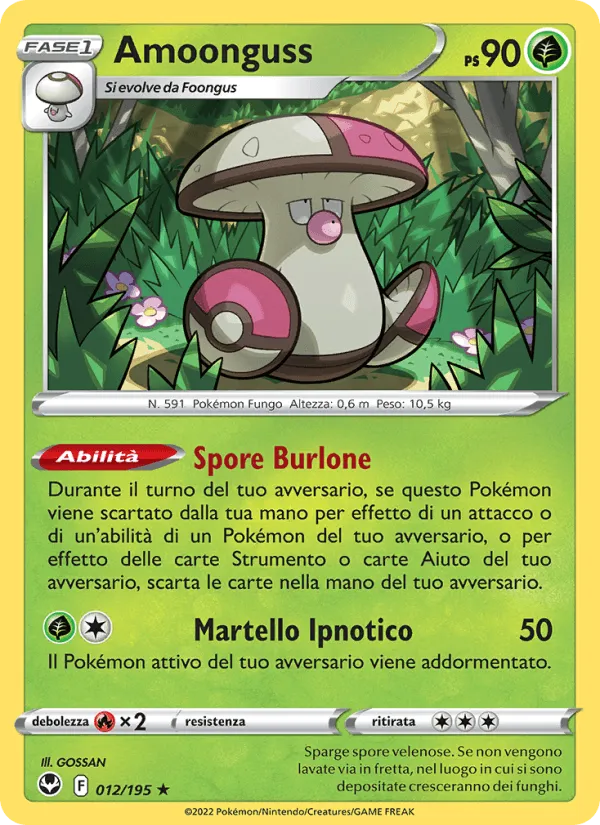 Amoonguss · Tempesta Argentata 012/195