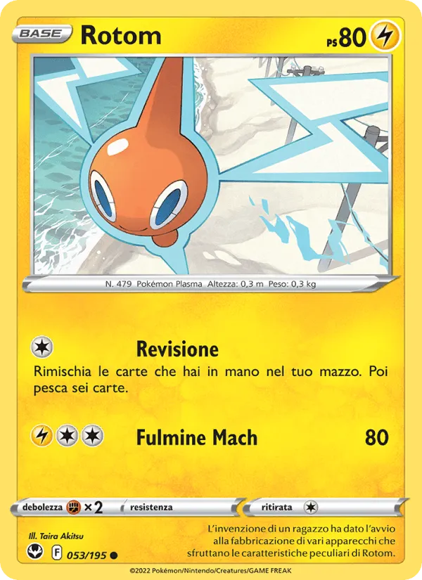 Rotom · Tempesta Argentata 053/195