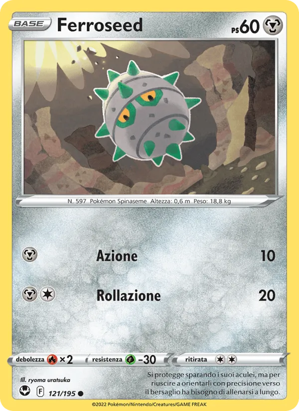 Ferroseed · Tempesta Argentata 121/195