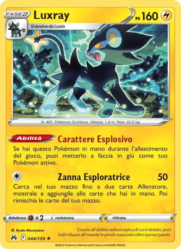Luxray · Zenit Regale 044/159