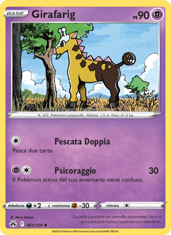 Girafarig · Zenit Regale 061/159