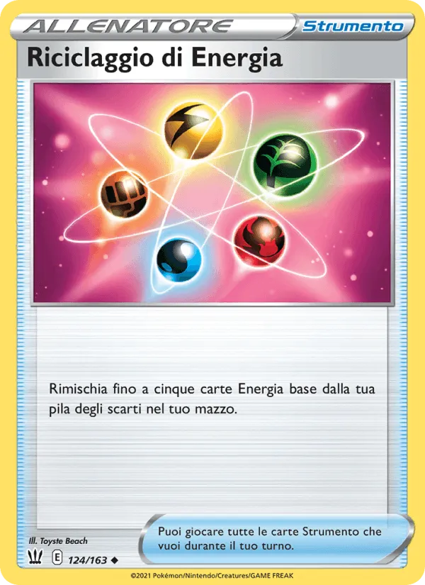 Riciclaggio di Energia · Stili di Lotta 124/163