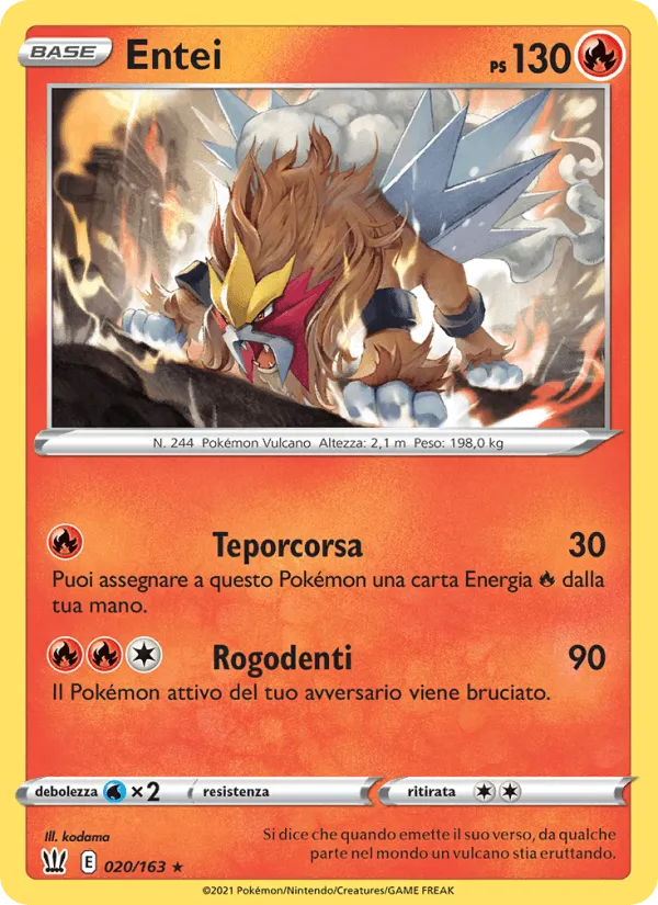 Entei · Stili di Lotta 20/163