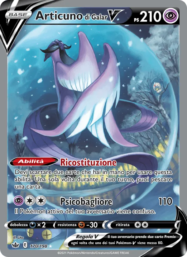 Articuno di Galar V · Regno Glaciale 170/198