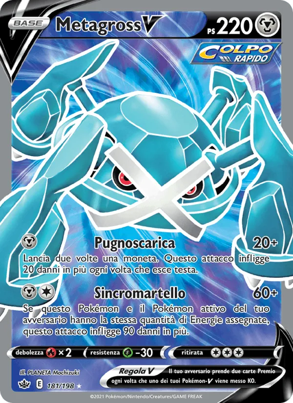 Metagross V · Regno Glaciale 181/198