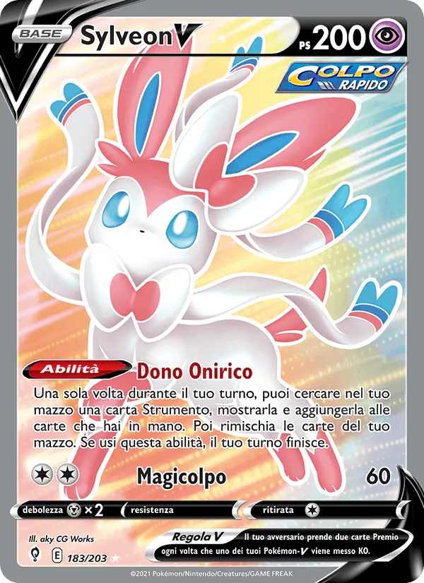 Sylveon V · Evoluzioni Eteree 183/203