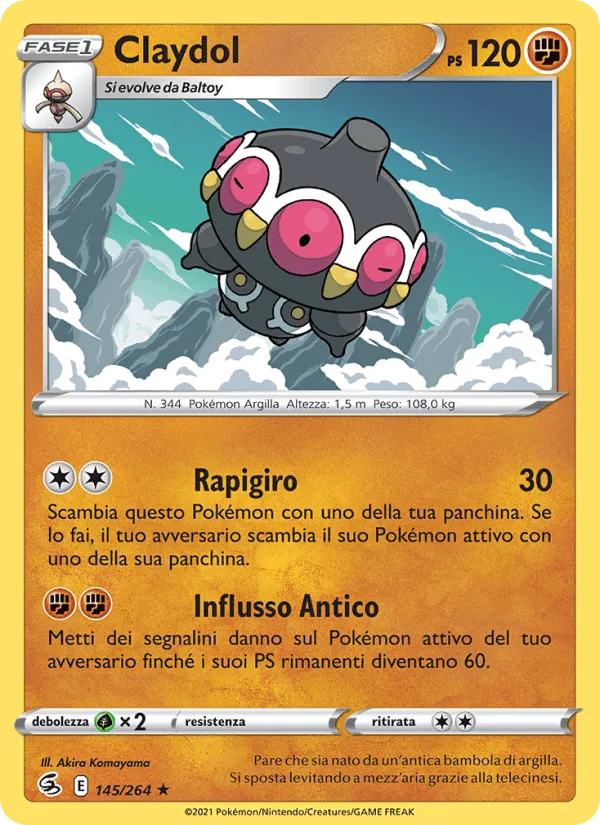 Claydol · Colpo Fusione 145/264