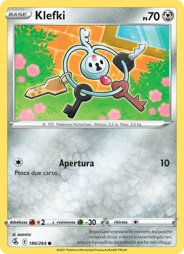 Klefki · Colpo Fusione 186/264