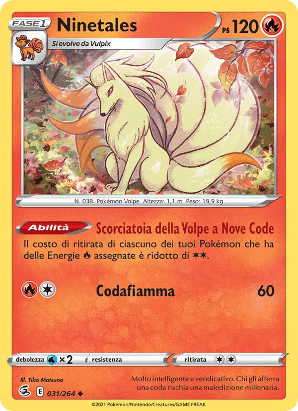 Ninetales · Colpo Fusione 31/264