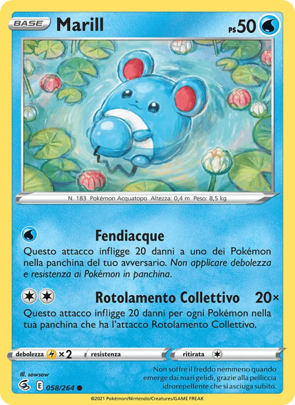 Marill · Colpo Fusione 58/264