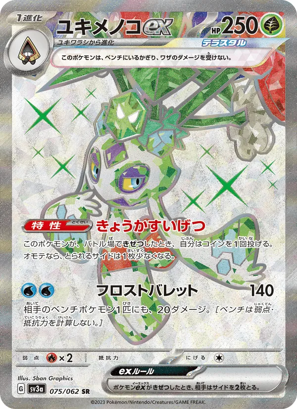 ユキメノコex · レイジングサーフ 075/62