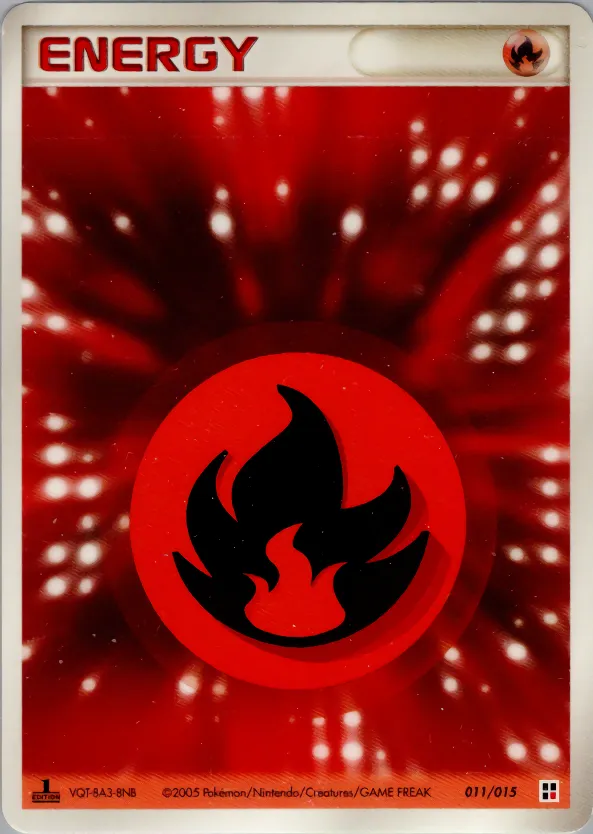 炎エネルギー · Quick Construction Pack Fire 011/15