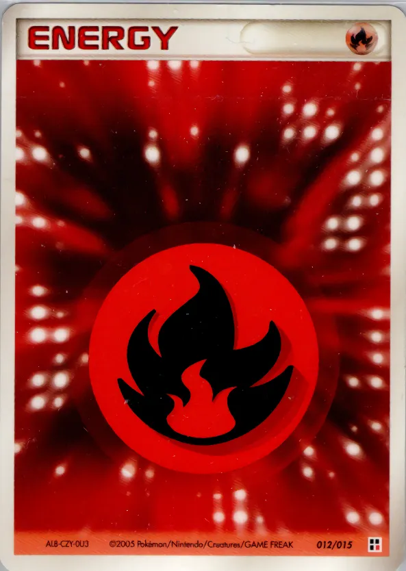 炎エネルギー · Quick Construction Pack Fire 012/15