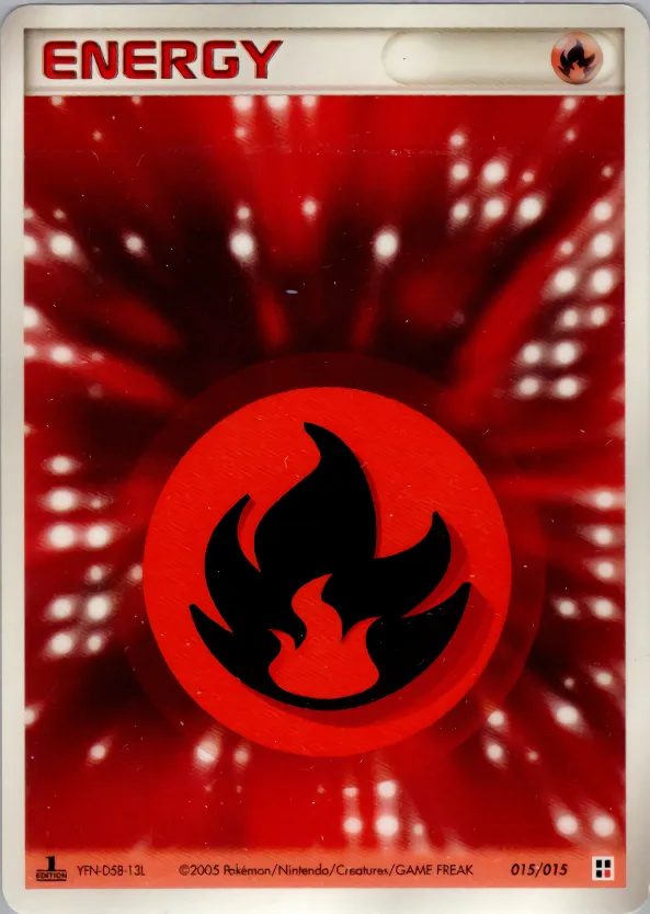 炎エネルギー · Quick Construction Pack Fire 015/15