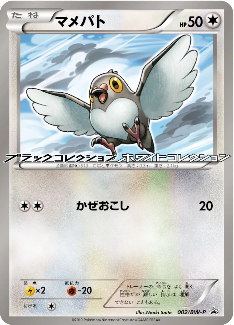 マメパト · BW-P プロモ 002/100