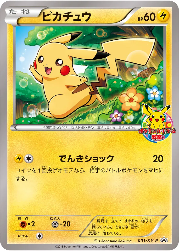 ピカチュウ · XY Promos 001/100